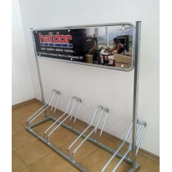 Dviračių stovas CROSS-4 su reklama