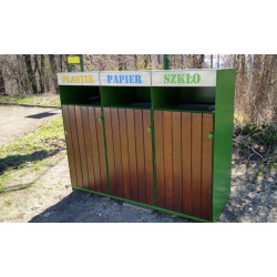 Šiukšlių dėžė rūšiavimui "Ajaks I" | Mažosios architektūros įranga