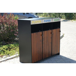 Šiukšlių dėžė rūšiavimui "Ajaks I" | Mažosios architektūros įranga