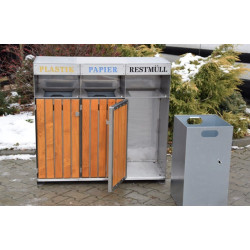 Šiukšlių dėžė rūšiavimui "Ajaks I" | Mažosios architektūros įranga