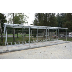 Dviračių stoginė "Zorza" kurioje telpa iki 20 dviračių / 840 cm