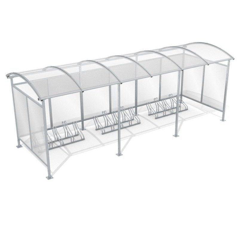 Dviračių stoginė "Zorza" kurioje telpa iki 15 dviračių / 630 cm