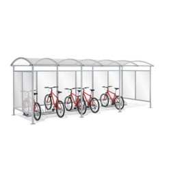 Dviračių stoginė "Zorza" kurioje telpa iki 15 dviračių / 630 cm