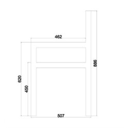 Suoliukas vienvietis Tuluza IV