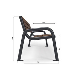 Miesto sodo suoliukas Promyk II