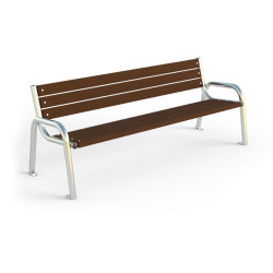 Miesto sodo suoliukas "Promyk II inox | Parkelis.lt