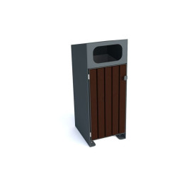 Šiukšlių krepšys "Opałek III" 80 l | Mažosios architektūros įranga