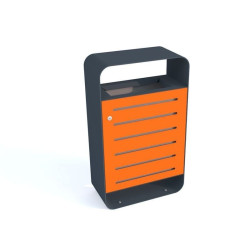 Šiukšlių dėžė "Tytan I" oranžinė | Parkelis.lt