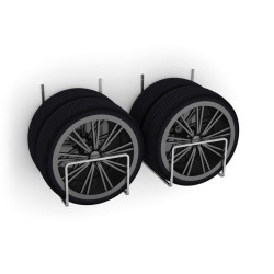 4 padangų, ratų su ratlankiais laikiklis MAX DUO | Margas parkas