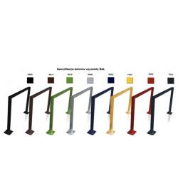 Stendas U-3 su reklamine lentele