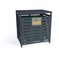 Atliekų konteinerio korpusas su frakcijos žymėjimaisi VI /1100 l