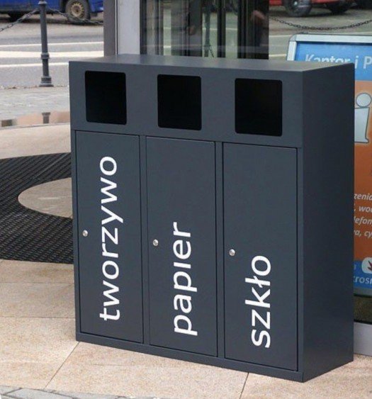 Šiukšlių dėžė rūšiavimui...