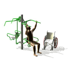 Viršutinės dalies + sėdimieji pratimai  |  Treniruokliai neįgaliesiems