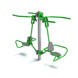 Dviguba trauka žemyn |  Treniruokliai neįgaliesiems |Lauko treniruokliai