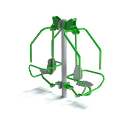 Dvigubas krūtinės presas  |  Treniruokliai neįgaliesiems