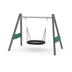 Sūpynių rėmas su gandro lizdo tipo sėdyne | Vaikų žaidimų aikštelės