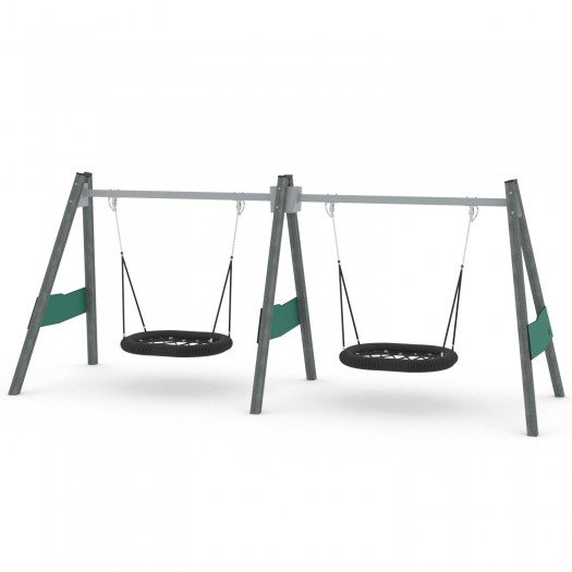 Dvigubas sūpynių rėmas su...