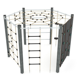 Šešiakampės laipynės - karstynės | Moderni žaidimų aikštelės įranga