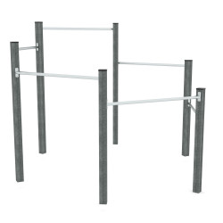 Šešių lygių skersiniai prisitraukimams | Sprendimai žaidimų aikštelėms