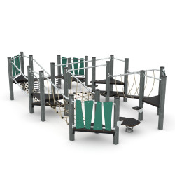 Laipiojimo kompleksas - kliūčių ruožas | Inventorius vaikų žaidimams