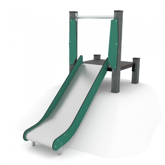 Čiuožykla su platforma 203 cm