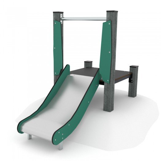 Čiuožykla su platforma 168 cm