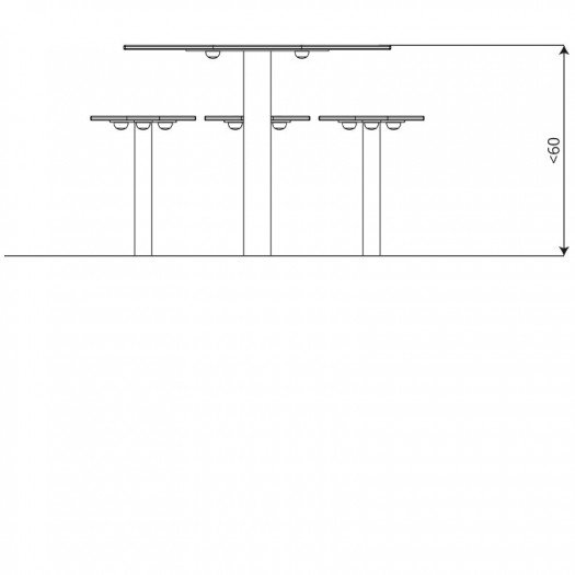 Staliukas su kėdutėmis
