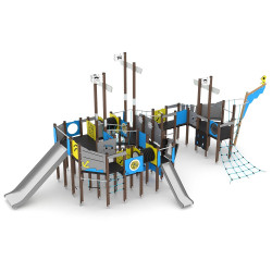 Daugiafunkcis žaidimų kompleksas PIRATŲ LAIVAS | Įranga viešosioms erdvėms