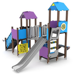 Medinis lauko žaidimų kompleksas