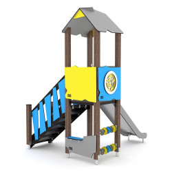 Medinis namelis su čiuožykla