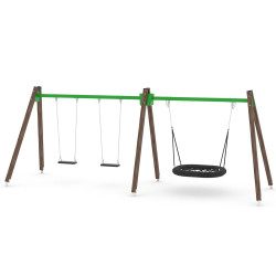 Kompleksinės sūpynės | Įranga viešosioms vaikų žaidimų aikštelėms