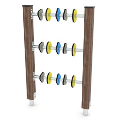 Žaidimas su spalvotais elementais | Viešosioms erdvėms | Lauko įranga