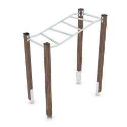 Horizontalios kopėtėlės ant medinių rėmų | Lauko sporto aikštelėms