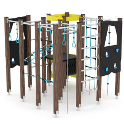 Medinis laipynių kompleksas | Viešosioms lauko sporto aikštelėms