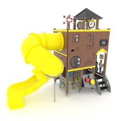 Medinė žaidimų aikštelė TRAUKINIŲ STOTIS