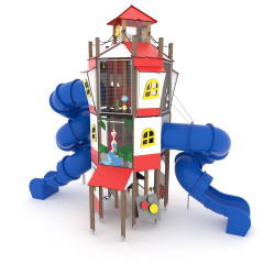 Medinis žaidimų kompleksas | Viešosioms erdvėms | Žaidimų įranga