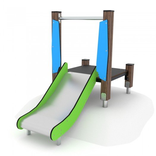 Medinio rėmo čiuožykla su...