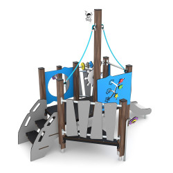 Medinis žaidimų kompleksas PIRATŲ LAIVELIS