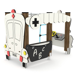 Medinė SKUBIOS PAGALBOS MAŠINA