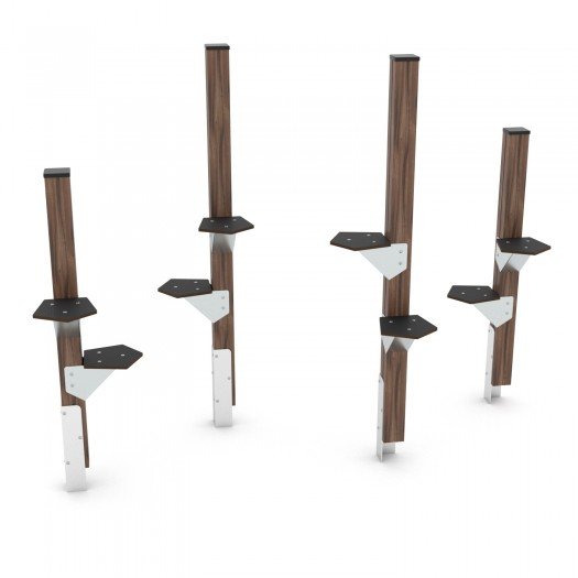 Mediniai laipiojimo stulpai