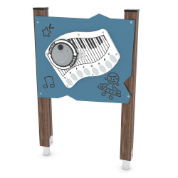 Interaktyvi medinė lenta PIANINAS | Lauko manipuliacinės sienelės