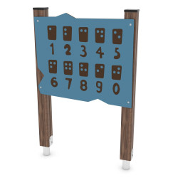 Interaktyvi lenta su brailio raštu | Lauko manipuliacinės sienelės