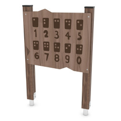 Interaktyvi lenta su brailio raštu | Lauko manipuliacinės sienelės