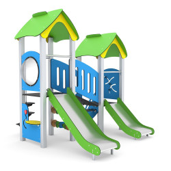 Mini žaidimų kompleksas su interaktyviomis manipuliacinėmis lentomis