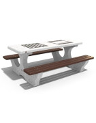 Betoniniai žaidimų stalai | Viešosioms ir poilsio erdvėms